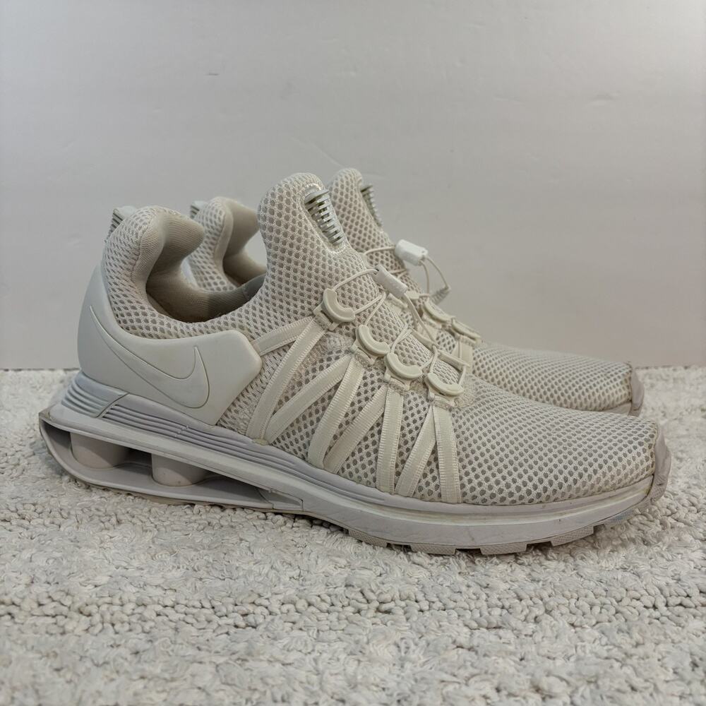 Nike Mens Shox Gravity AR1999-100 White Running Shoes Sneakers Size 9.5